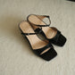 Asther Slip On Wedges (Black)