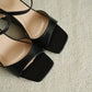 Asther Slip On Wedges (Black)