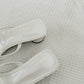 [Minor Defect] Size 38 Elvie Strappy Heels in White