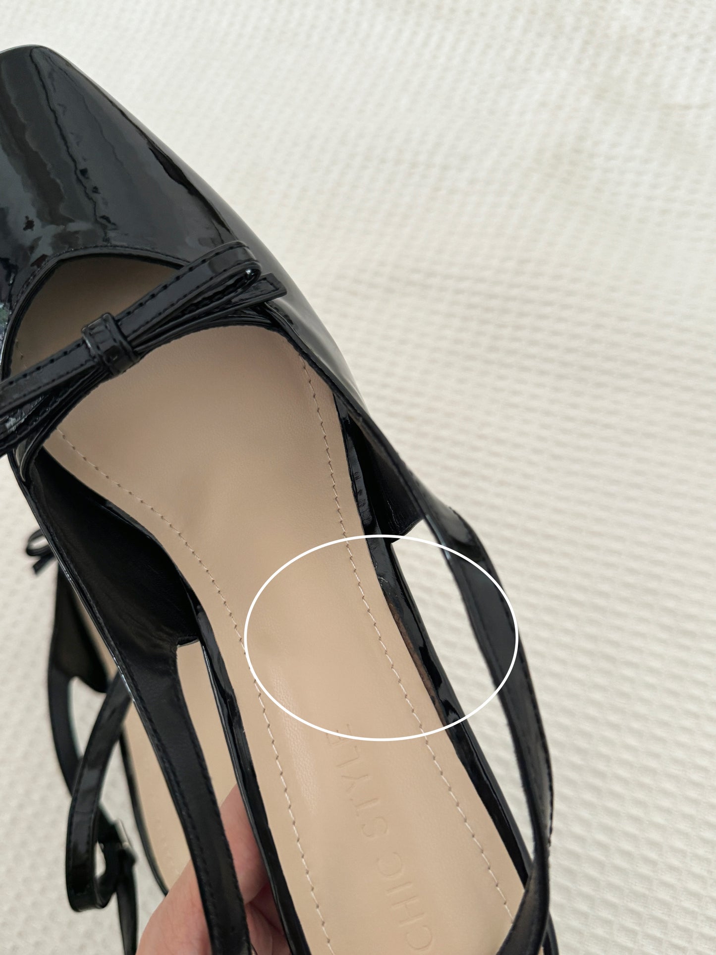[Minor Defect] Size 39 Rica Slingback Heels in Black