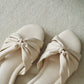 Evette Soft Pleated Sandals (Cream White) (Slim feet only)