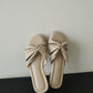 Evette Soft Pleated Sandals (Khaki) (Slim feet only)
