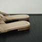 Evette Soft Pleated Sandals (Khaki) (Slim feet only)