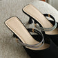 Clarisse Rhinestone Pointed Heels (Black)