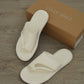 Jolie Loop Toe Sandals (Cream White)