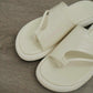 Jolie Loop Toe Sandals (Cream White)