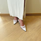 Cassia Lacey High Heels (White)