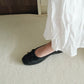 Zeva Soft Ballet Flats (Black)