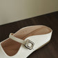 Jayne Slip On Mule (White)