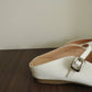 Jayne Slip On Mule (White)