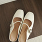 Jayne Slip On Mule (White)