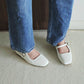 Jayne Slip On Mule (White)