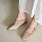Jayne Slip On Mule (Khaki)