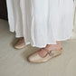 Jayne Slip On Mule (Khaki)