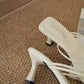 Valenne Strappy Heels (Cream White)