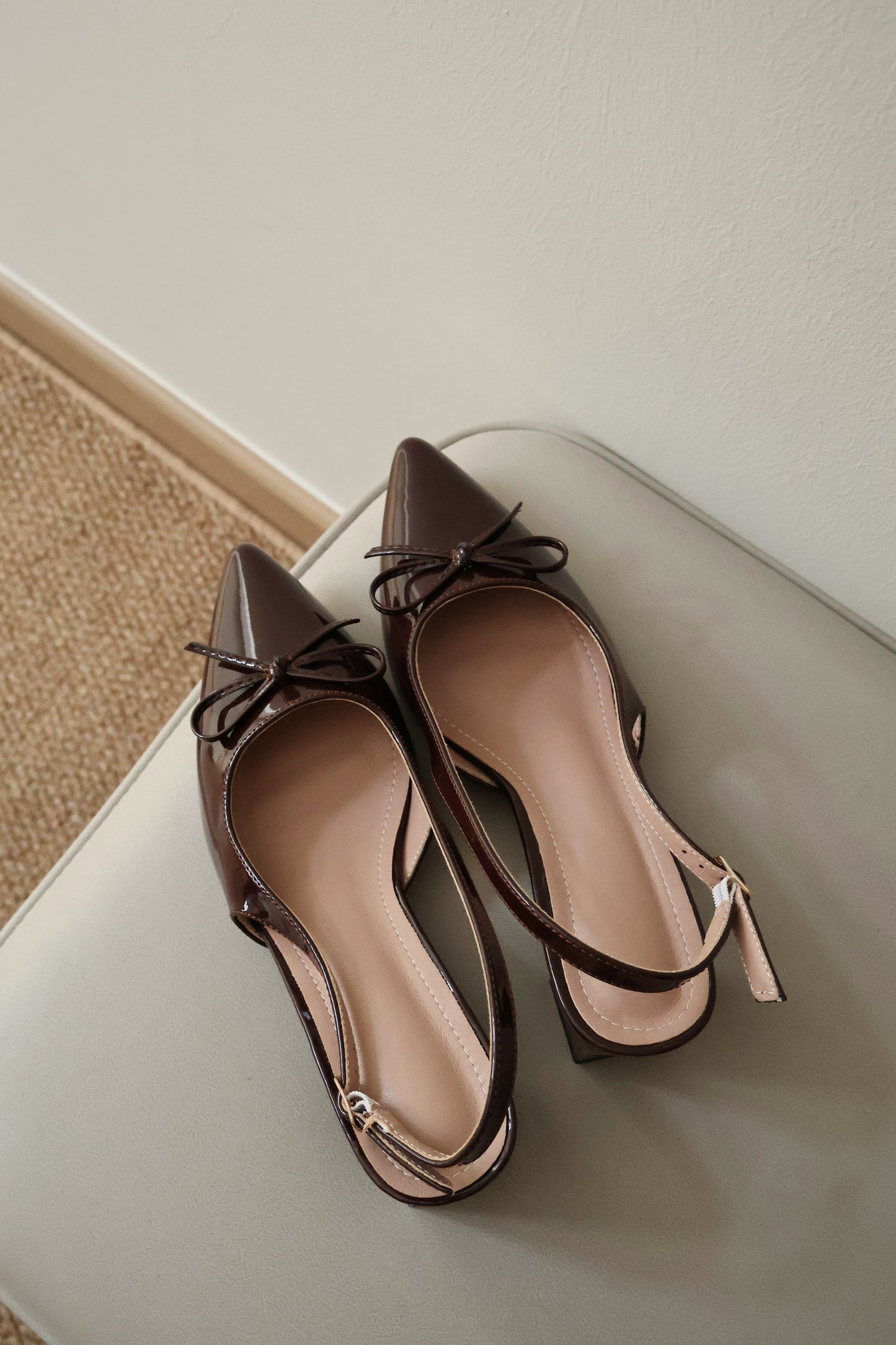 Veyna Slingback Heels Pump (Coffee)