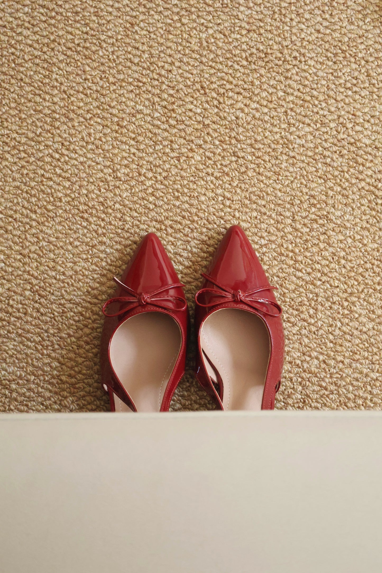 Veyna Slingback Heels Pump (Maroon)