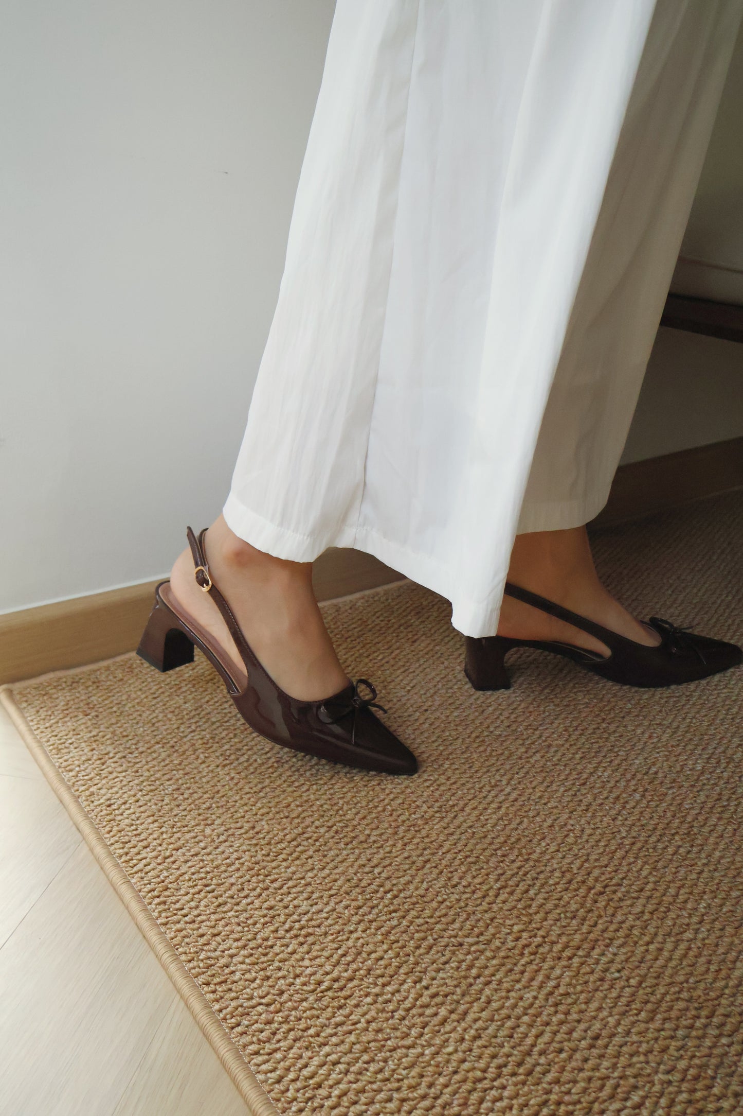 Veyna Slingback Heels Pump (Coffee)