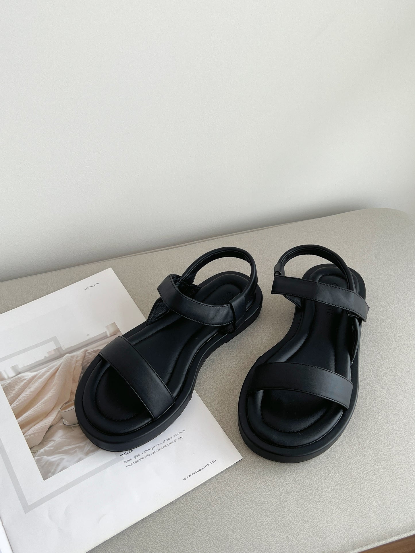 Maryanne Street Style Sandals (Black)