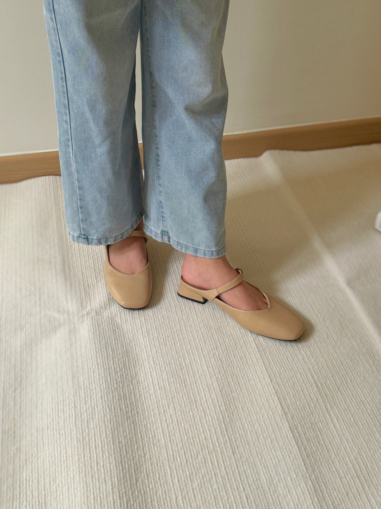 Shanell Slip On Mules (Khaki)