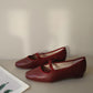 Bernice Mary Janes Flats (Red)