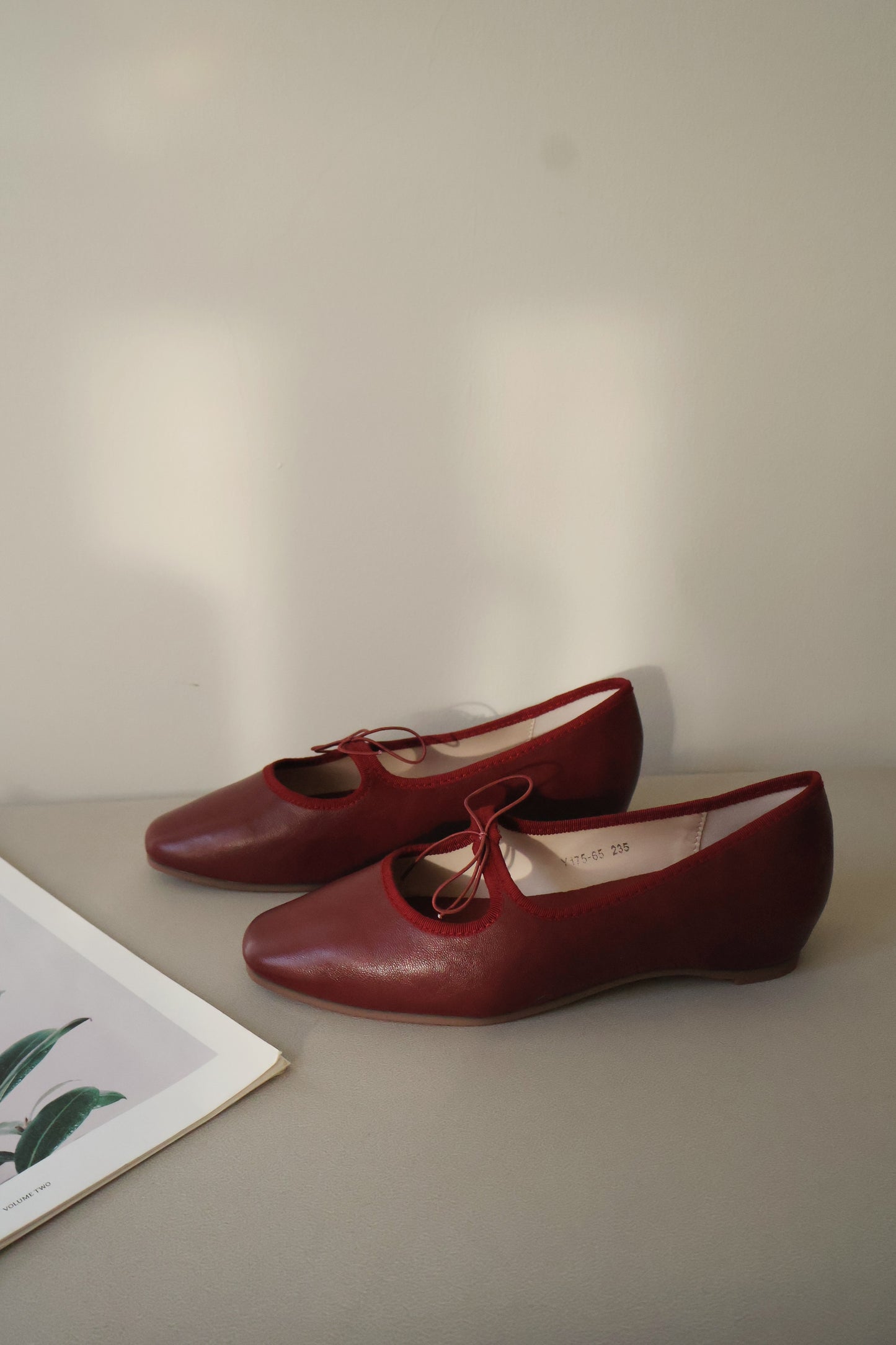 Bernice Mary Janes Flats (Red)
