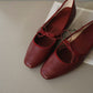 Bernice Mary Janes Flats (Red)