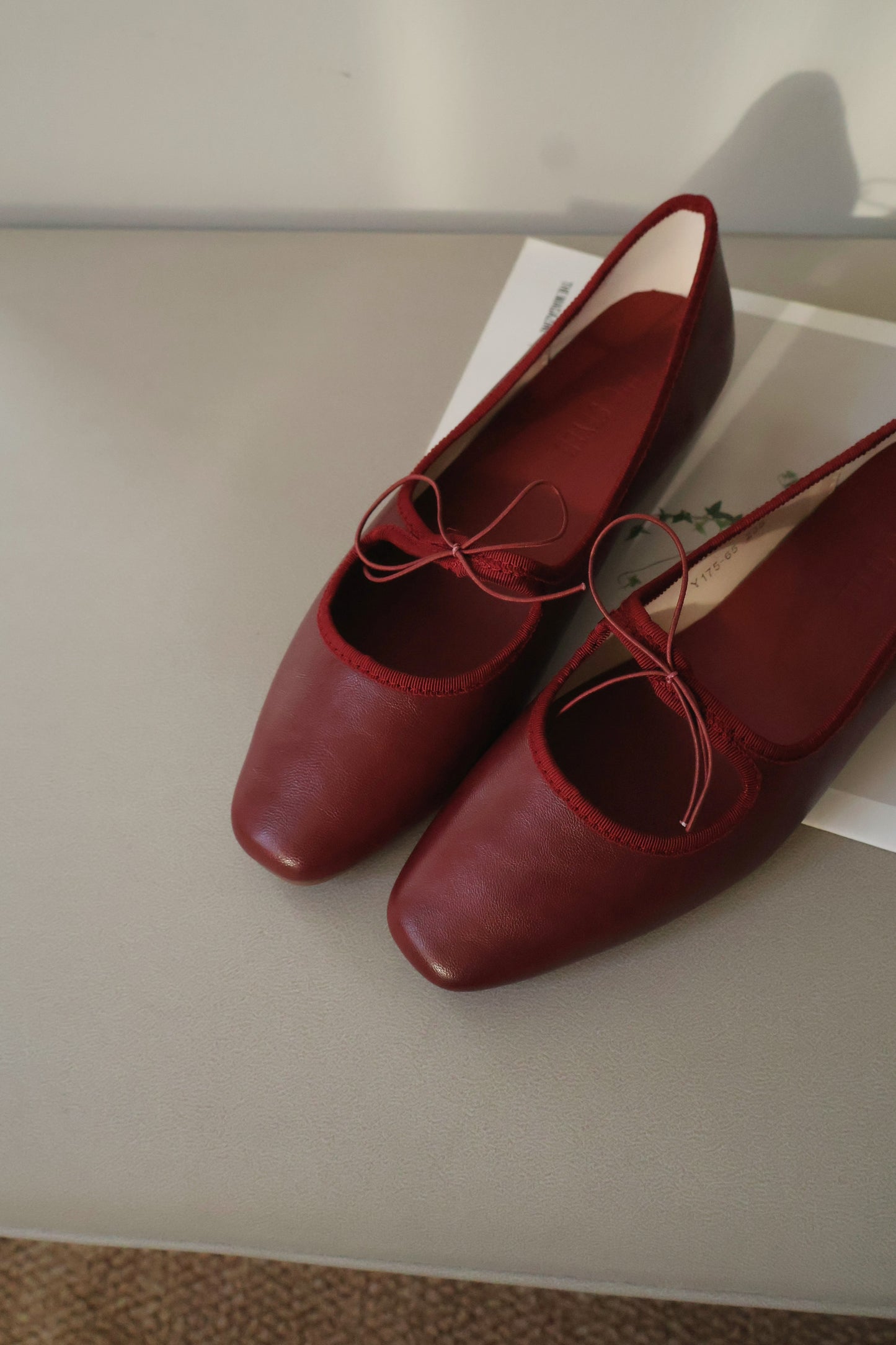Bernice Mary Janes Flats (Red)