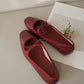 Bernice Mary Janes Flats (Red)