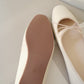 Bernice Mary Janes Flats (Cream White / 40 41)