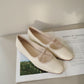 Bernice Mary Janes Flats (Cream White / 40 41)