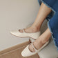 Bernice Mary Janes Flats (Cream White / 40 41)