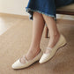 Bernice Mary Janes Flats (Cream White / 40 41)