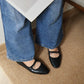 Bernice Mary Janes Flats (Black)