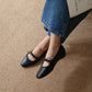 Bernice Mary Janes Flats (Black)