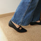 Bernice Mary Janes Flats (Black)