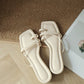 Helena Ring Toe Heels (Cream White)