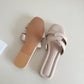 Francine Interlocking Comfy Sandals (Nude)