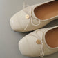 Jaycee Soft Ballet Flats (Cream White)
