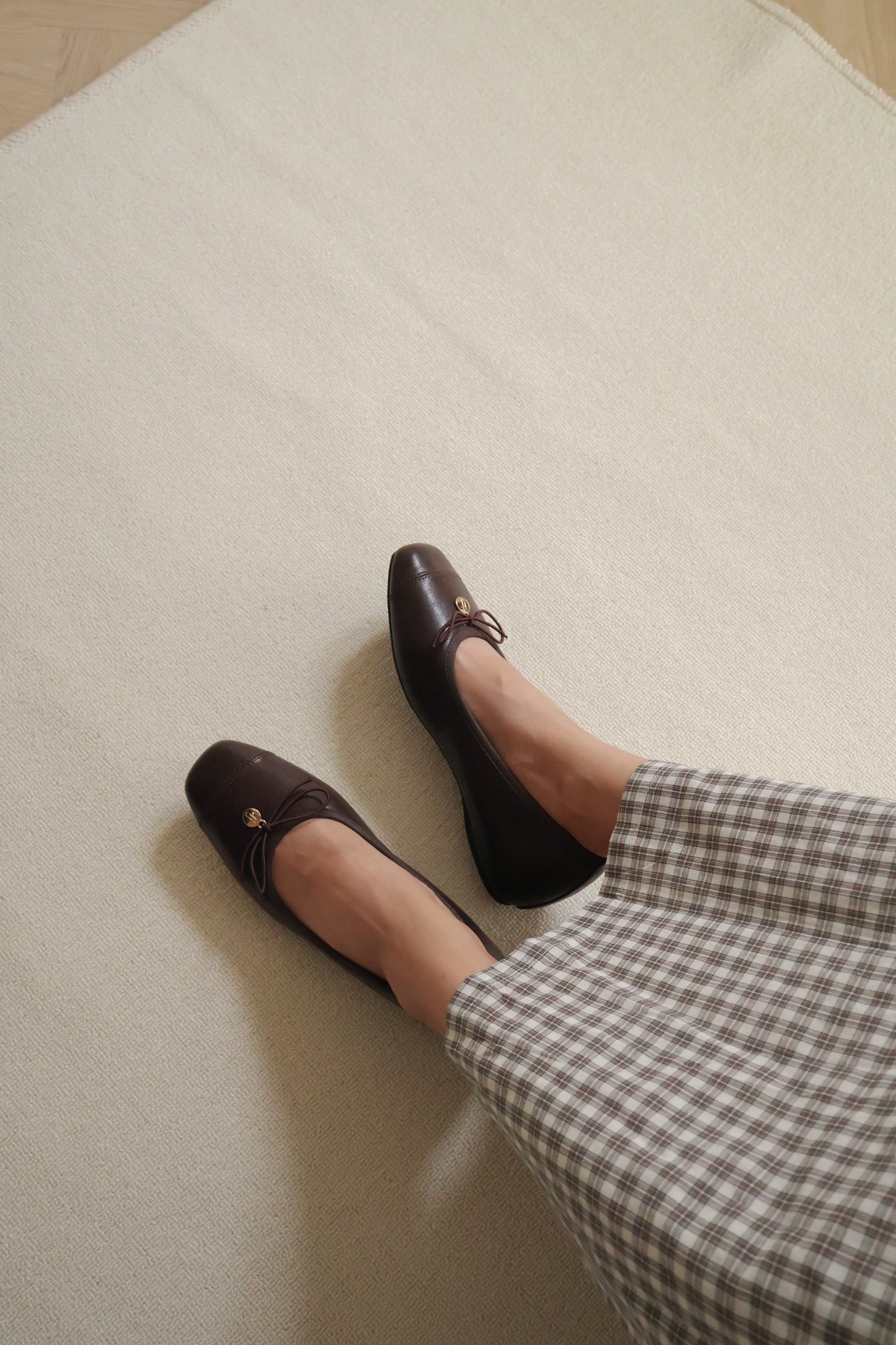 Jaycee Soft Ballet Flats (Coffee)