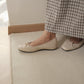 Jaycee Soft Ballet Flats (Cream White)