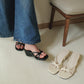 Orin Strappy Soft Wedges (Black / 35)