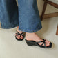 Orin Strappy Soft Wedges (Black / 35)