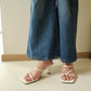 Valenne Strappy Heels (Cream White / 36 40)