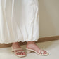 Helena Ring Toe Heels (Cream White)