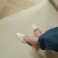 Marissa Bow Flat Mules (Cream White / 39 40 41)
