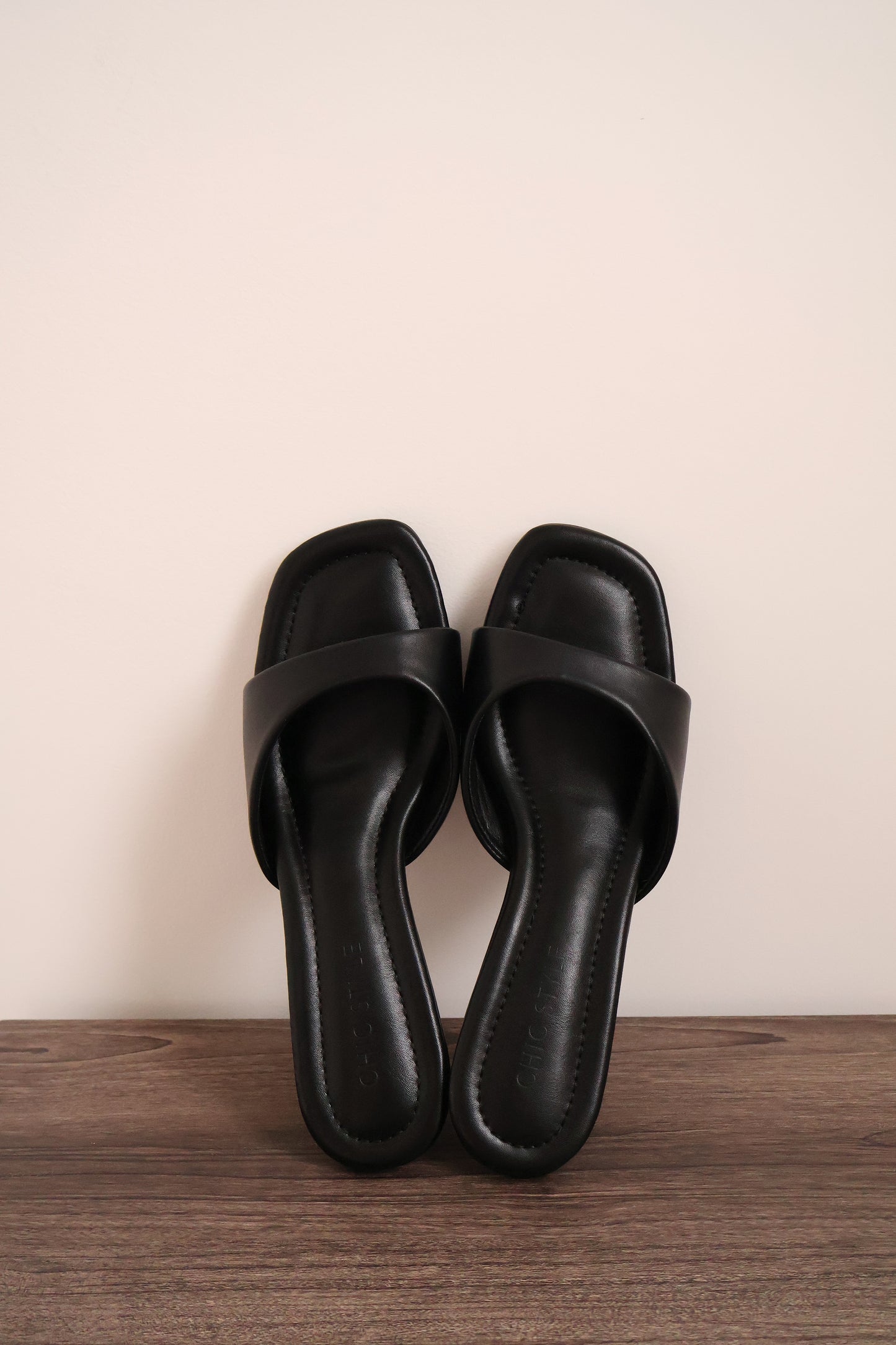 Mirelle Kitten Heeled Mules (Black / 35 36 38 40)