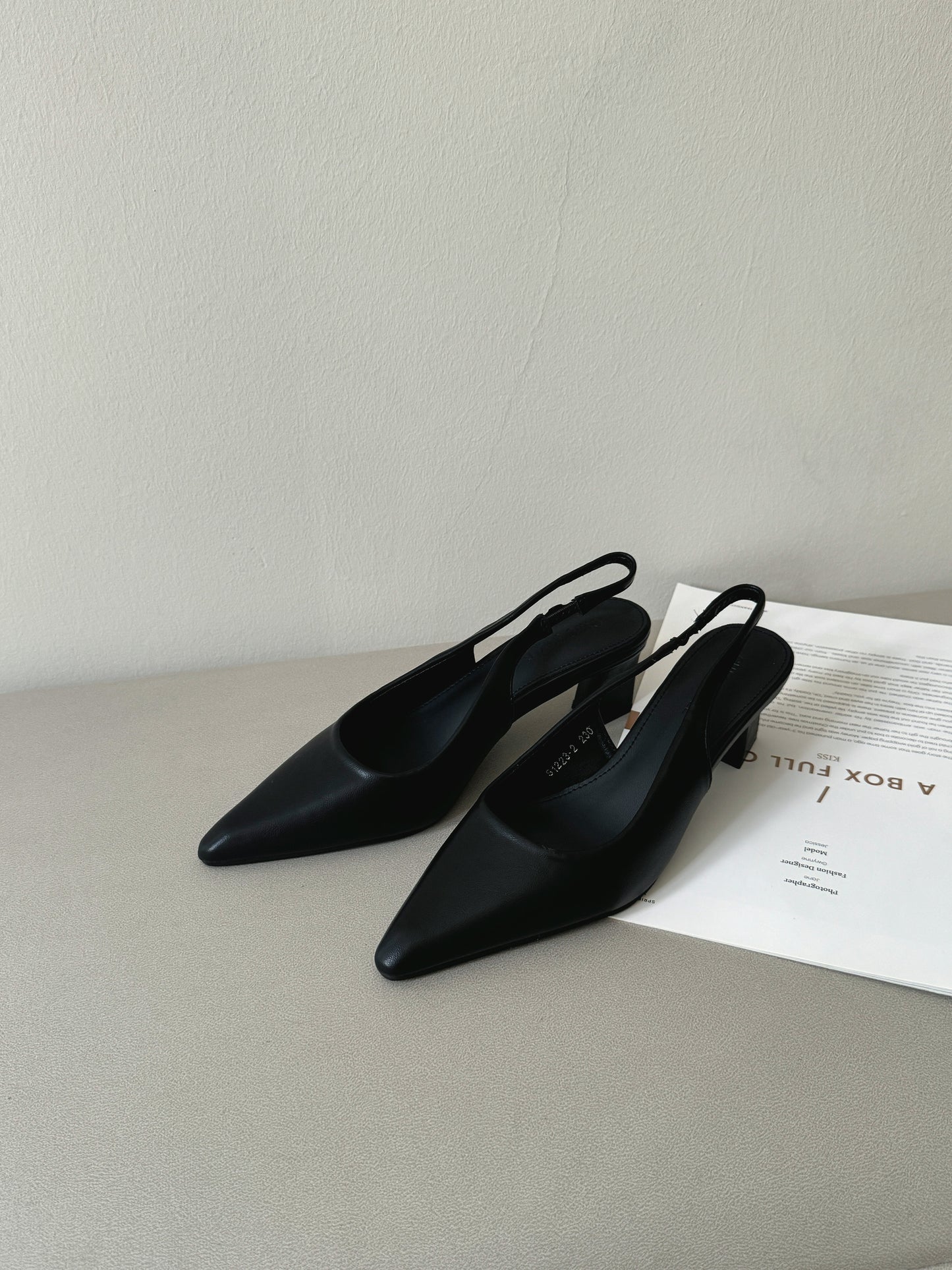 Zoella Slingback Heels (Black)