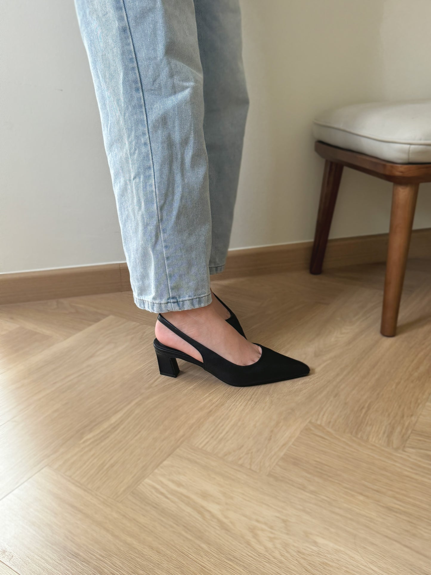 Zoella Slingback Heels (Black)