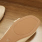 Zaelyn Buckle Wrap Slide Sandals (Cream White / 35 36 40)